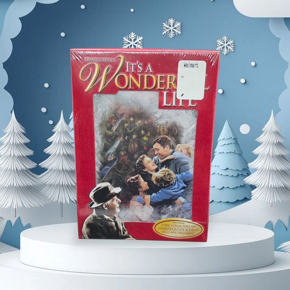 Its a Wonderful Life (2 DVD Set) W/Exclusive Tree Ornament With Bell + Booklet